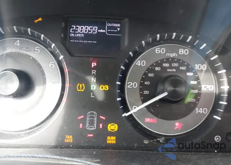 2012 Honda Odyssey Ex-L z USA, uszkodzony, nr VIN 5FNRL5H64CB091073